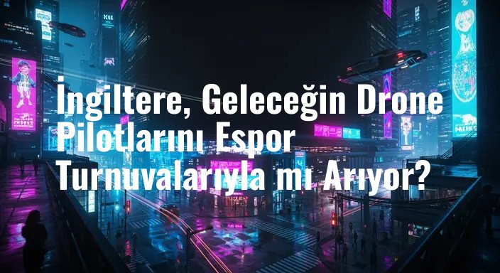 İngiltere, Geleceğin Drone Pilotlarını Espor Turnuvalarıyla mı Arıyor?