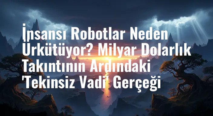 İnsansı Robotlar Neden Ürkütüyor? Milyar Dolarlık Takıntının Ardındaki 'Tekinsiz Vadi' Gerçeği