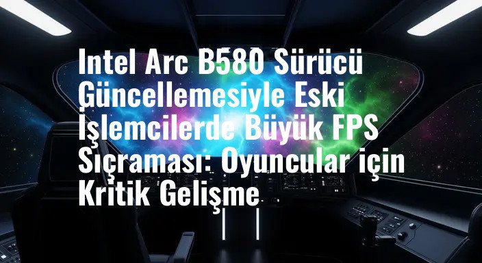 Intel Arc B580 Sürücü Güncellemesiyle Eski İşlemcilerde Büyük FPS Sıçraması: Oyuncular için Kritik Gelişme