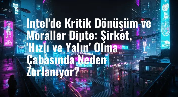 Intel'de Kritik Dönüşüm ve Moraller Dipte: Şirket, 'Hızlı ve Yalın' Olma Çabasında Neden Zorlanıyor?