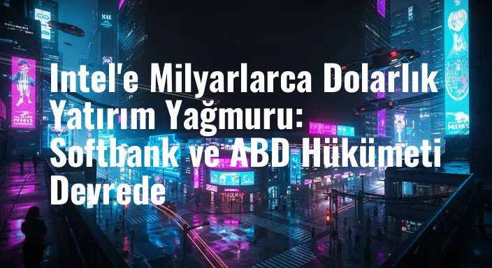 Intel'e Milyarlarca Dolarlık Yatırım Yağmuru: Softbank ve ABD Hükümeti Devrede
