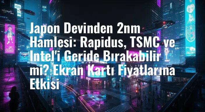 Japon Devinden 2nm Hamlesi: Rapidus, TSMC ve Intel'i Geride Bırakabilir mi? Ekran Kartı Fiyatlarına Etkisi