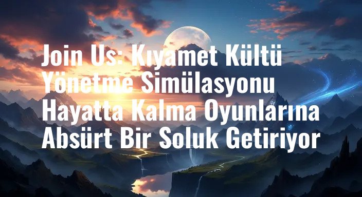 Join Us: Kıyamet Kültü Yönetme Simülasyonu Hayatta Kalma Oyunlarına Absürt Bir Soluk Getiriyor