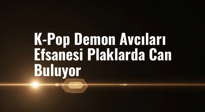 K-Pop Demon Avcıları Efsanesi Plaklarda Can Buluyor