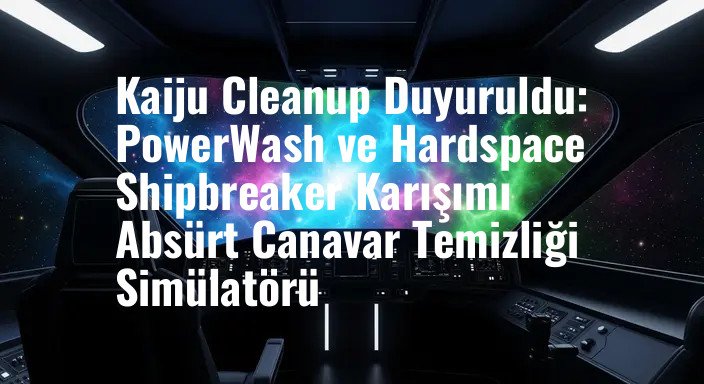 Kaiju Cleanup Duyuruldu: PowerWash ve Hardspace Shipbreaker Karışımı Absürt Canavar Temizliği Simülatörü