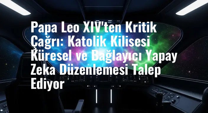 Papa Leo XIV'ten Kritik Çağrı: Katolik Kilisesi Küresel ve Bağlayıcı Yapay Zeka Düzenlemesi Talep Ediyor