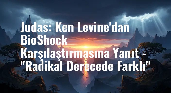 Judas: Ken Levine'dan BioShock Karşılaştırmasına Yanıt - "Radikal Derecede Farklı"