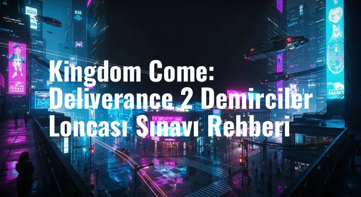 Kingdom Come: Deliverance 2 Demirciler Loncası Sınavı Rehberi