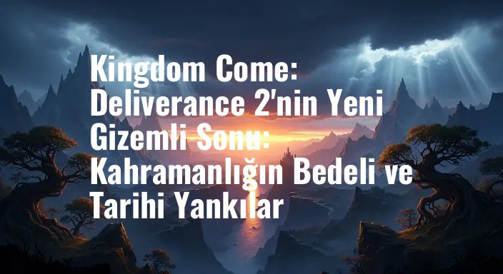 Kingdom Come: Deliverance 2'nin Yeni Gizemli Sonu: Kahramanlığın Bedeli ve Tarihi Yankılar