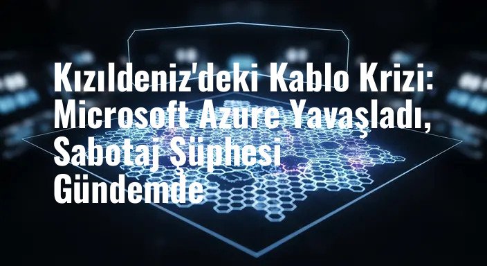 Kızıldeniz'deki Kablo Krizi: Microsoft Azure Yavaşladı, Sabotaj Şüphesi Gündemde