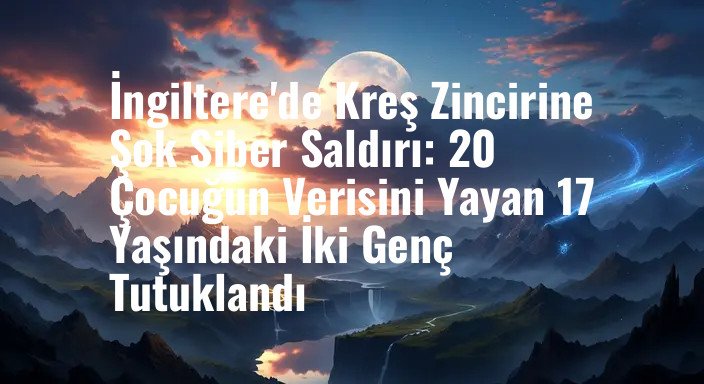 İngiltere'de Kreş Zincirine Şok Siber Saldırı: 20 Çocuğun Verisini Yayan 17 Yaşındaki İki Genç Tutuklandı