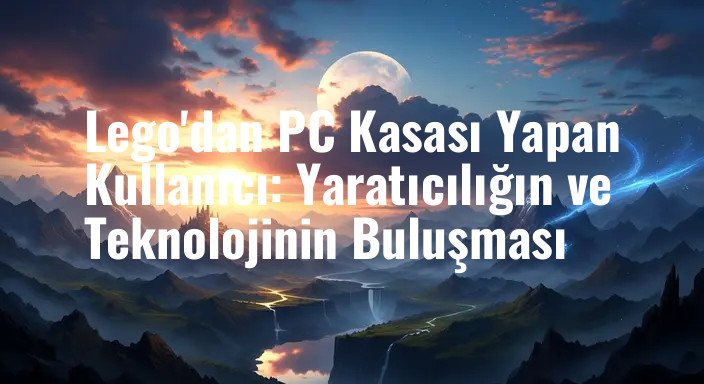 Lego'dan PC Kasası Yapan Kullanıcı: Yaratıcılığın ve Teknolojinin Buluşması