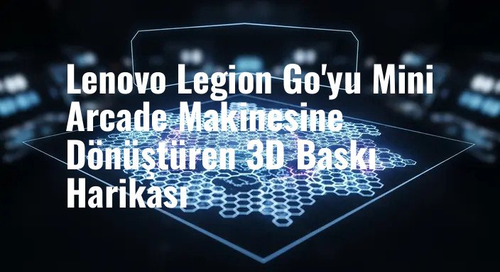 Lenovo Legion Go'yu Mini Arcade Makinesine Dönüştüren 3D Baskı Harikası