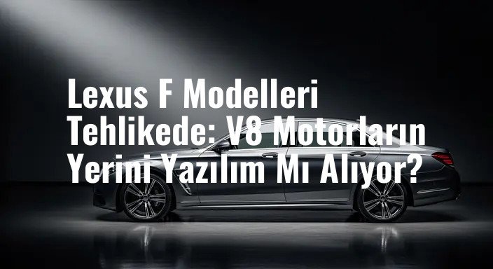 Lexus F Modelleri Tehlikede: V8 Motorların Yerini Yazılım Mı Alıyor?