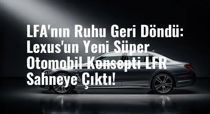 LFA'nın Ruhu Geri Döndü: Lexus'un Yeni Süper Otomobil Konsepti LFR Sahneye Çıktı!