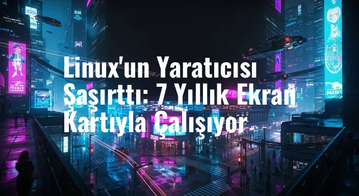 Linux'un Yaratıcısı Şaşırttı: 7 Yıllık Ekran Kartıyla Çalışıyor