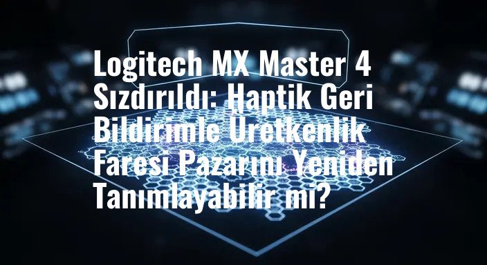 Logitech MX Master 4 Sızdırıldı: Haptik Geri Bildirimle Üretkenlik Faresi Pazarını Yeniden Tanımlayabilir mi?