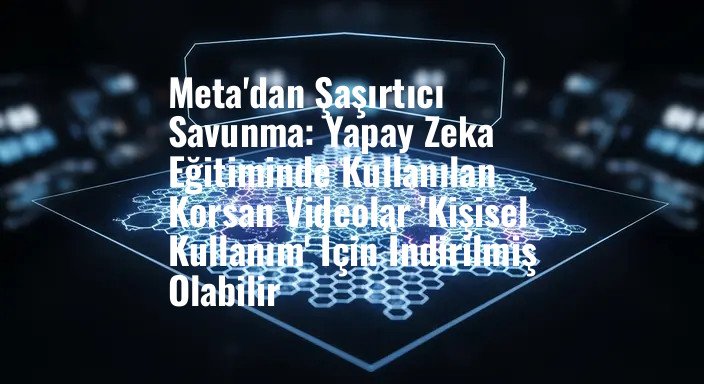 Meta'dan Şaşırtıcı Savunma: Yapay Zeka Eğitiminde Kullanılan Korsan Videolar 'Kişisel Kullanım' İçin İndirilmiş Olabilir