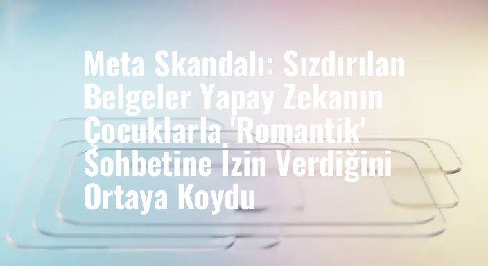 Meta Skandalı: Sızdırılan Belgeler Yapay Zekanın Çocuklarla 'Romantik' Sohbetine İzin Verdiğini Ortaya Koydu