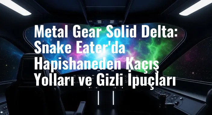 Metal Gear Solid Delta: Snake Eater'da Hapishaneden Kaçış Yolları ve Gizli İpuçları