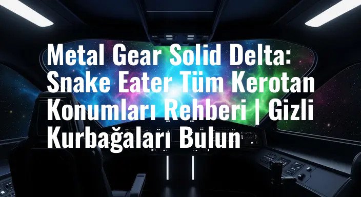 Metal Gear Solid Delta: Snake Eater Tüm Kerotan Konumları Rehberi | Gizli Kurbağaları Bulun