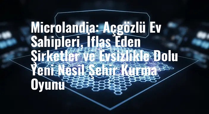 Microlandia: Açgözlü Ev Sahipleri, İflas Eden Şirketler ve Evsizlikle Dolu Yeni Nesil Şehir Kurma Oyunu