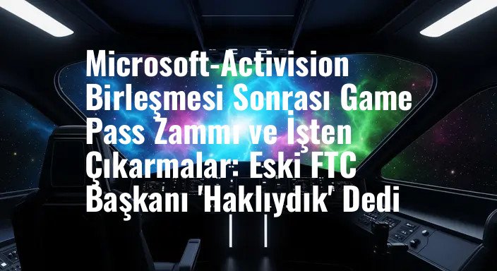 Microsoft-Activision Birleşmesi Sonrası Game Pass Zammı ve İşten Çıkarmalar: Eski FTC Başkanı 'Haklıydık' Dedi