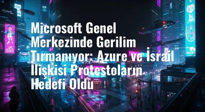 Microsoft Genel Merkezinde Gerilim Tırmanıyor: Azure ve İsrail İlişkisi Protestoların Hedefi Oldu