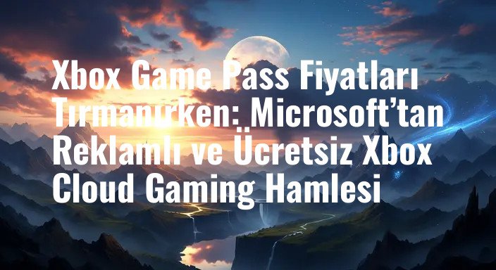 Xbox Game Pass Fiyatları Tırmanırken: Microsoft’tan Reklamlı ve Ücretsiz Xbox Cloud Gaming Hamlesi