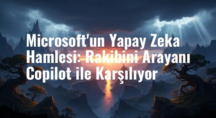 Microsoft'un Yapay Zeka Hamlesi: Rakibini Arayanı Copilot ile Karşılıyor