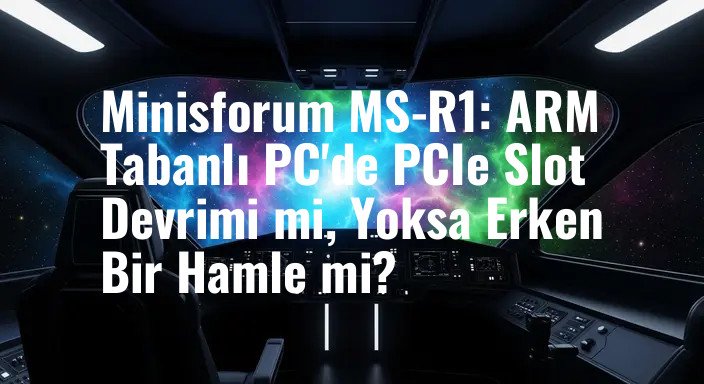 Minisforum MS-R1: ARM Tabanlı PC'de PCIe Slot Devrimi mi, Yoksa Erken Bir Hamle mi?