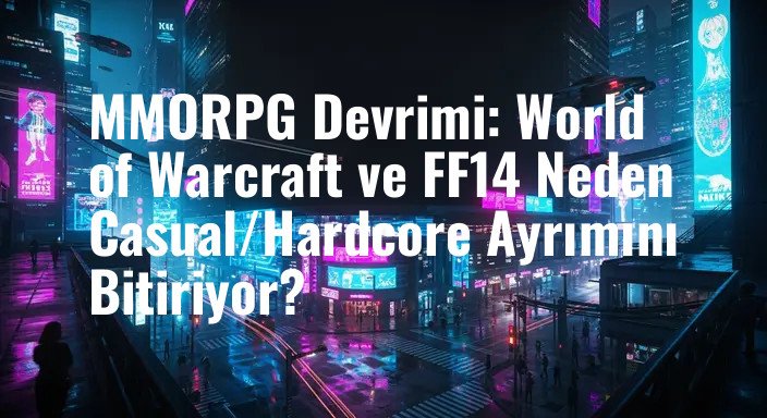 MMORPG Devrimi: World of Warcraft ve FF14 Neden Casual/Hardcore Ayrımını Bitiriyor?