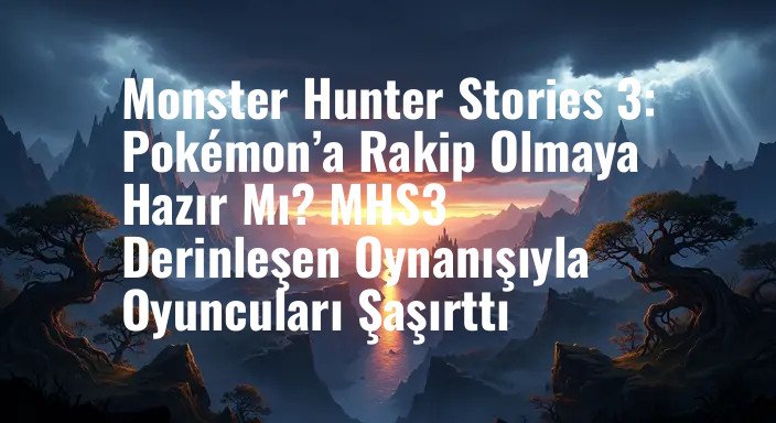 Monster Hunter Stories 3: Pokémon’a Rakip Olmaya Hazır Mı? MHS3 Derinleşen Oynanışıyla Oyuncuları Şaşırttı