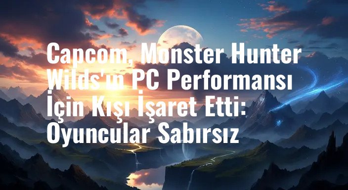 Capcom, Monster Hunter Wilds'ın PC Performansı İçin Kışı İşaret Etti: Oyuncular Sabırsız