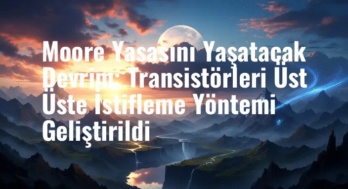 Moore Yasasını Yaşatacak Devrim: Transistörleri Üst Üste İstifleme Yöntemi Geliştirildi