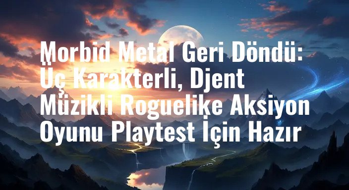 Morbid Metal Geri Döndü: Üç Karakterli, Djent Müzikli Roguelike Aksiyon Oyunu Playtest İçin Hazır