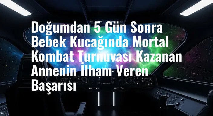 Doğumdan 5 Gün Sonra Bebek Kucağında Mortal Kombat Turnuvası Kazanan Annenin İlham Veren Başarısı