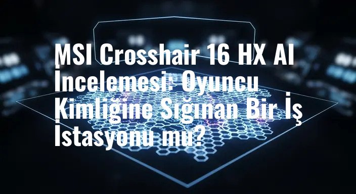 MSI Crosshair 16 HX AI İncelemesi: Oyuncu Kimliğine Sığınan Bir İş İstasyonu mu?