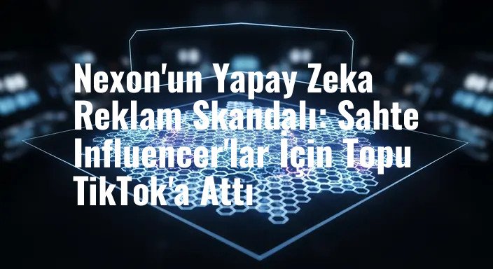Nexon'un Yapay Zeka Reklam Skandalı: Sahte Influencer'lar İçin Topu TikTok'a Attı