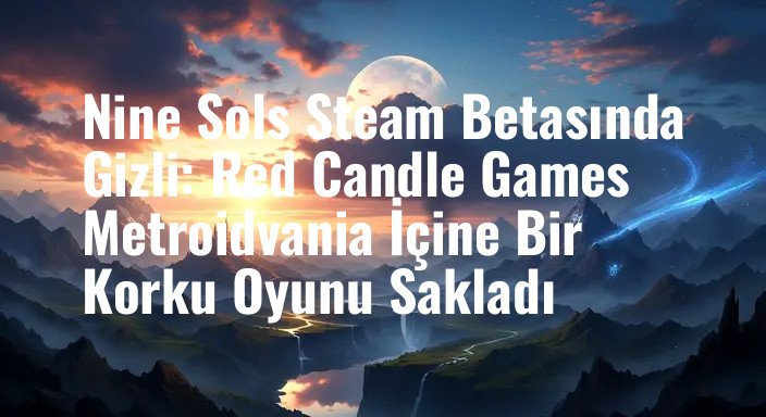 Nine Sols Steam Betasında Gizli: Red Candle Games Metroidvania İçine Bir Korku Oyunu Sakladı