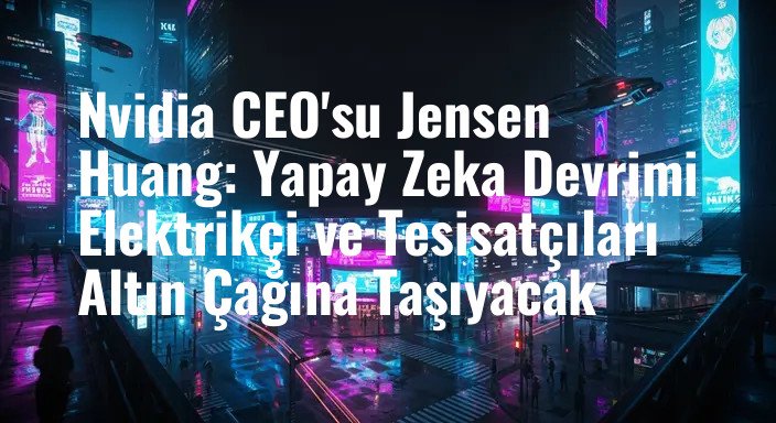Nvidia CEO'su Jensen Huang: Yapay Zeka Devrimi Elektrikçi ve Tesisatçıları Altın Çağına Taşıyacak