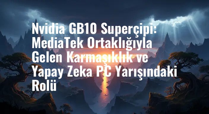 Nvidia GB10 Superçipi: MediaTek Ortaklığıyla Gelen Karmaşıklık ve Yapay Zeka PC Yarışındaki Rolü