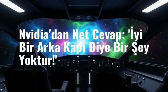 Nvidia'dan Net Cevap: 'İyi Bir Arka Kapı Diye Bir Şey Yoktur!'