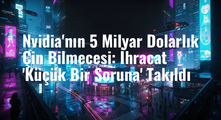 Nvidia'nın 5 Milyar Dolarlık Çin Bilmecesi: İhracat 'Küçük Bir Soruna' Takıldı