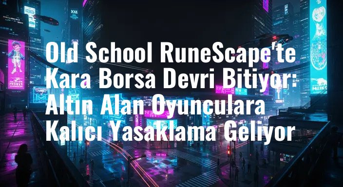 Old School RuneScape'te Kara Borsa Devri Bitiyor: Altın Alan Oyunculara Kalıcı Yasaklama Geliyor