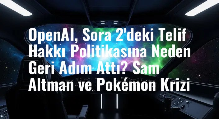 OpenAI, Sora 2'deki Telif Hakkı Politikasına Neden Geri Adım Attı? Sam Altman ve Pokémon Krizi