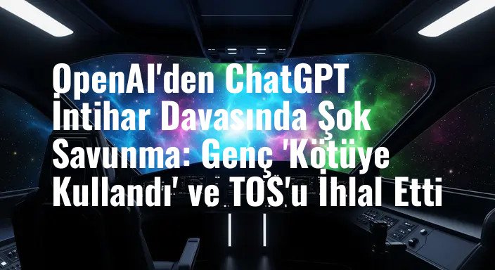 OpenAI'den ChatGPT İntihar Davasında Şok Savunma: Genç 'Kötüye Kullandı' ve TOS'u İhlal Etti