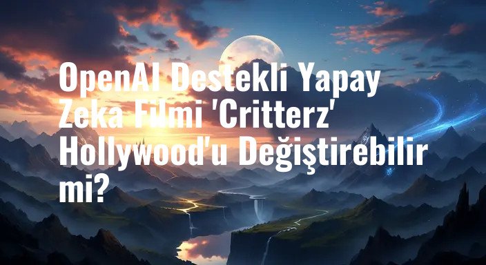 OpenAI Destekli Yapay Zeka Filmi 'Critterz' Hollywood'u Değiştirebilir mi?