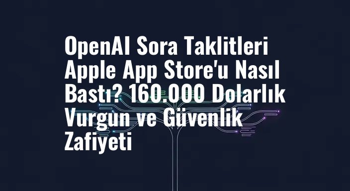 OpenAI Sora Taklitleri Apple App Store'u Nasıl Bastı? 160.000 Dolarlık Vurgun ve Güvenlik Zafiyeti