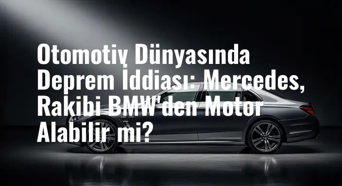 Otomotiv Dünyasında Deprem İddiası: Mercedes, Rakibi BMW'den Motor Alabilir mi?